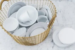 Korbo Classic 35 wire basket, brass