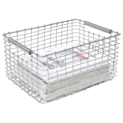 Korbo Rectangular 19 wire basket, galvanized