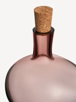 Kosta Boda Bod bottle, 230 mm, burgundy - cork