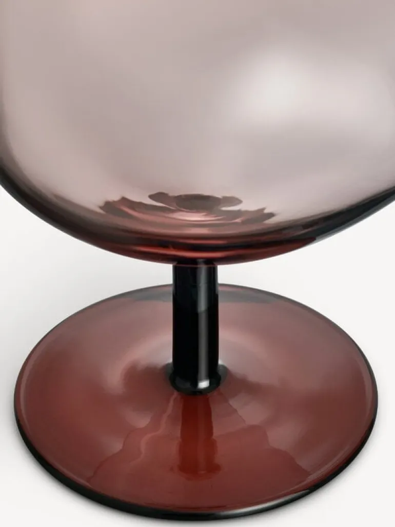 Kosta Boda Bod bottle, 230 mm, burgundy - cork