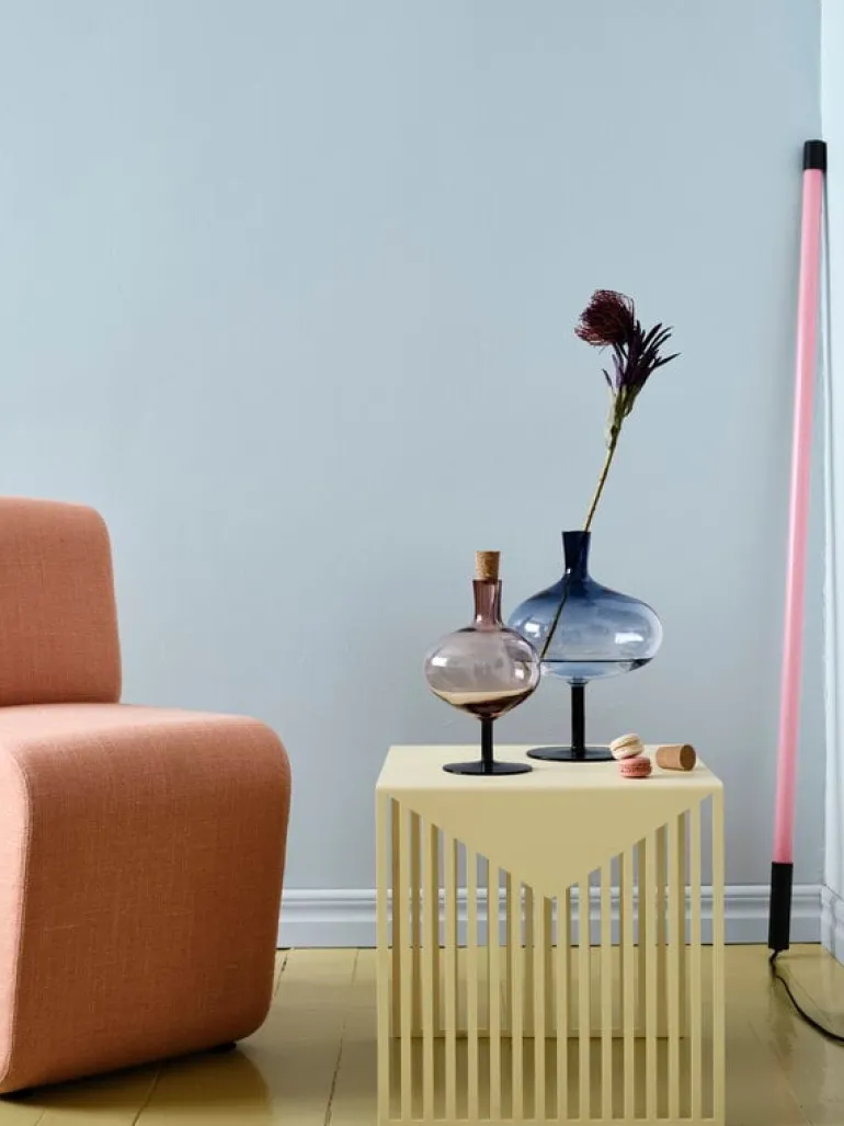 Kosta Boda Bod bottle, 230 mm, burgundy - cork