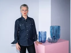 Kosta Boda Crackle bowl, 105 mm, circular