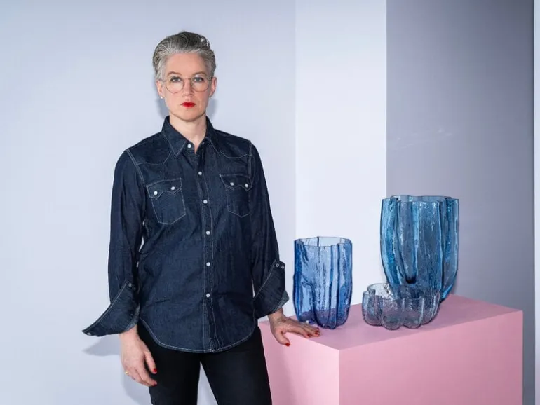 Kosta Boda Crackle bowl, 105 mm, circular