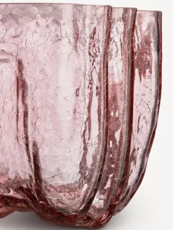 Kosta Boda Crackle vase, 175 mm, pink