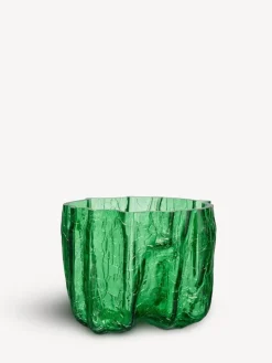 Kosta Boda Crackle vase, 175 mm, green