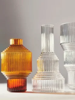 Kosta Boda Pavilion vase, 134 mm, dark amber