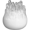 Kosta Boda Polar votive candle holder, 190 mm, white