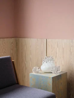 Kosta Boda Polar votive candle holder, 190 mm, white