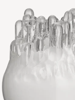 Kosta Boda Polar votive candle holder, 190 mm, white