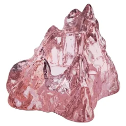 Kosta Boda The Rock votive, 91 mm, pink