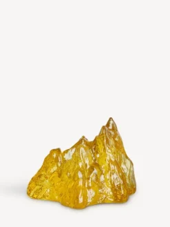 Kosta Boda The Rock votive, 91 mm, yellow