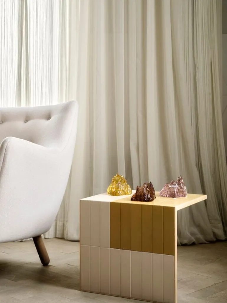 Kosta Boda The Rock votive, 91 mm, bronze