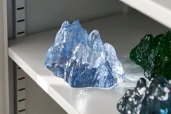 Kosta Boda The Rock votive, 91 mm, blue green