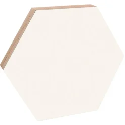 Kotonadesign Noteboard hexagon, 52,5 cm, white