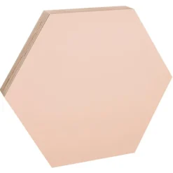 Kotonadesign Noteboard hexagon, 52,5 cm, powder