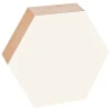 Kotonadesign Noteboard hexagon, 26 cm, white