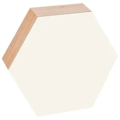 Kotonadesign Noteboard hexagon, 26 cm, white