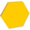 Kotonadesign Noteboard hexagon, 41,5 cm, yellow