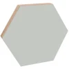 Kotonadesign Noteboard hexagon, 41,5 cm, light grey