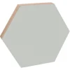 Kotonadesign Noteboard hexagon, 52,5 cm, light grey