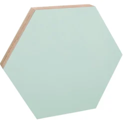 Kotonadesign Noteboard hexagon, 52,5 cm, mint