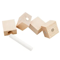 Kotonadesign Wooden magnets, set of 4