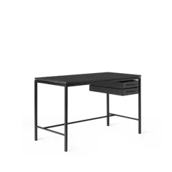 Labofa Heritage 65 desk, 2 drawers, black linoleum - black