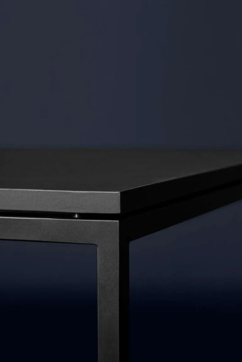 Labofa Heritage 65 desk, 2 drawers, black linoleum - black