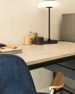 Labofa Heritage 65 desk, 2 drawers, thala - black