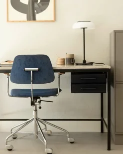 Labofa Heritage 65 desk, 2 drawers, thala - black