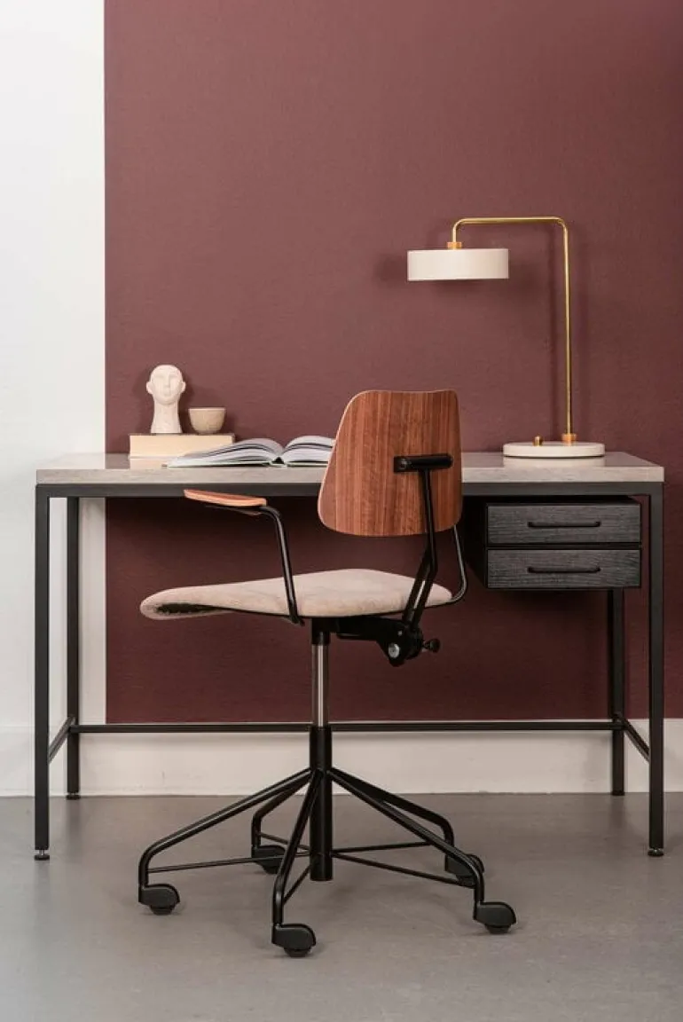 Labofa Heritage 65 desk, 2 drawers, thala - black