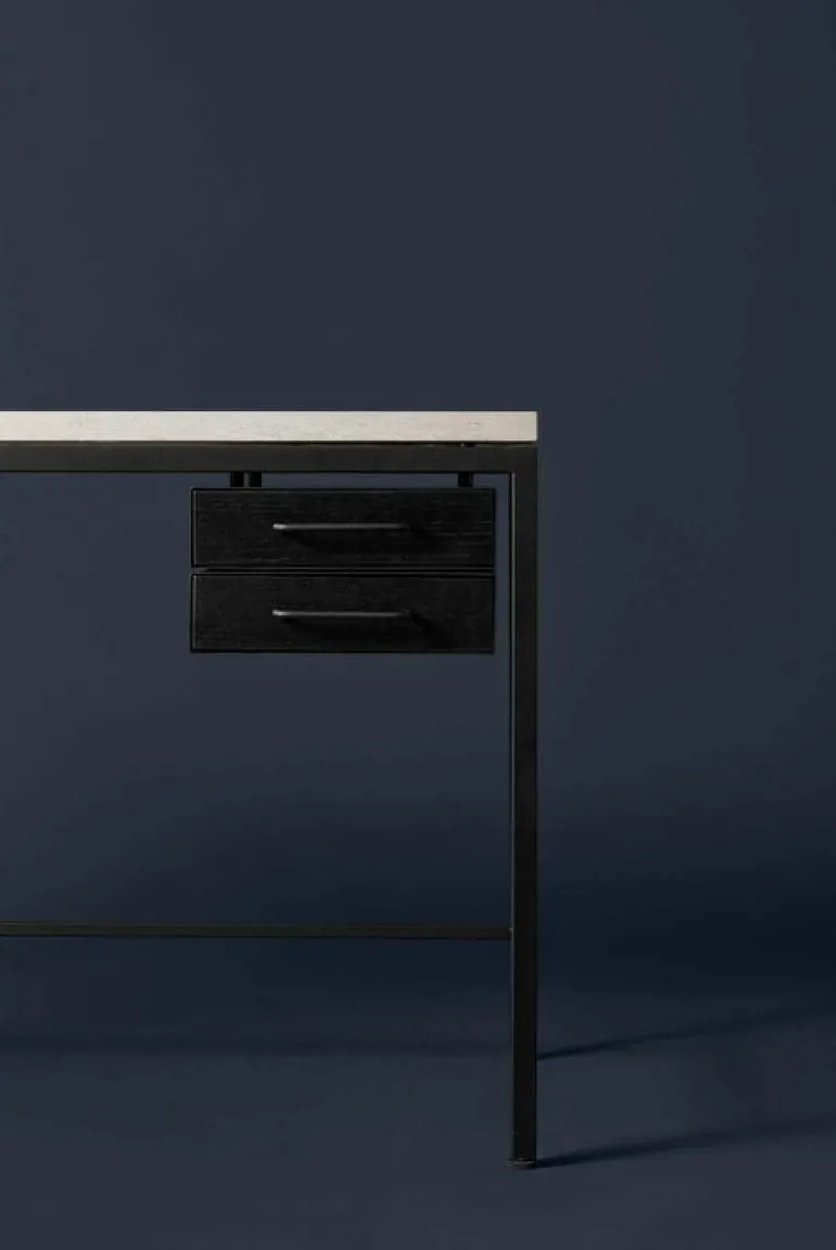 Labofa Heritage 65 desk, 2 drawers, thala - black