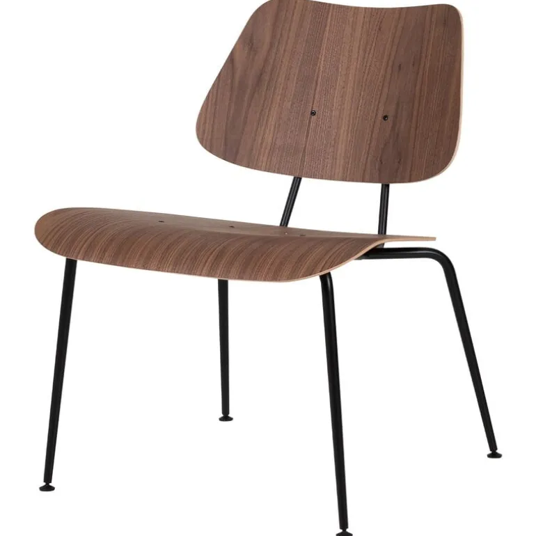 Labofa Heritage 15.1 lounge chair, walnut - black