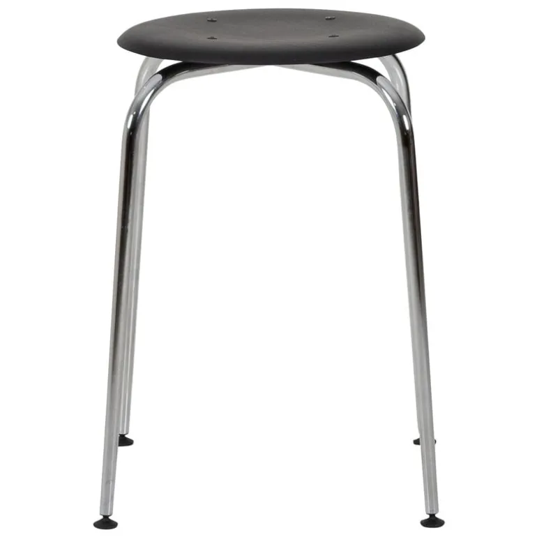 Labofa Heritage 13.1 stool, black oak - chrome