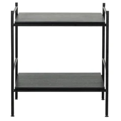 Labofa Heritage bar trolley 95.2 with gliders, black - black oak