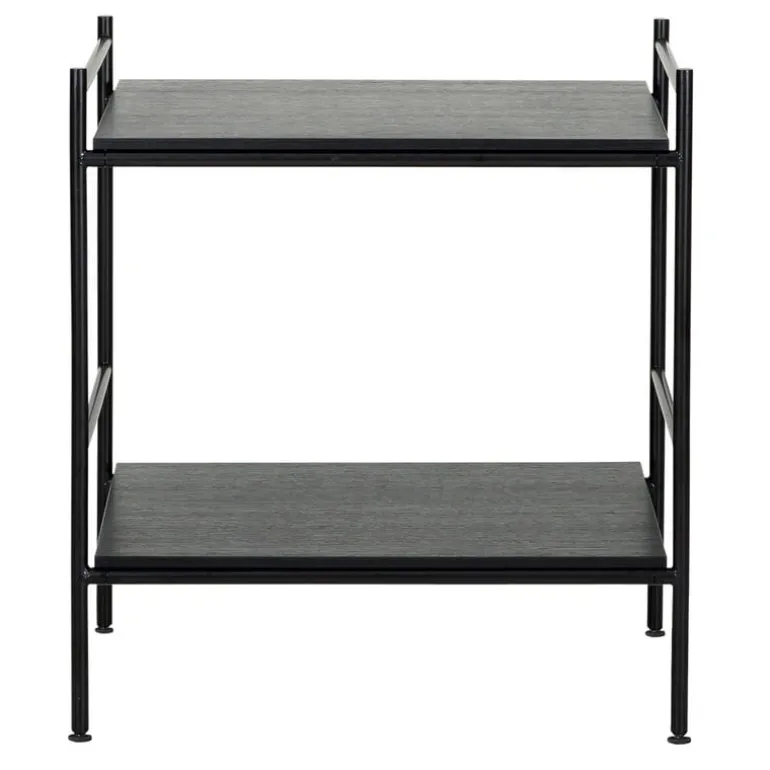 Labofa Heritage bar trolley 95.2 with gliders, black - black oak