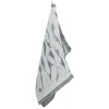 Lapuan Kankurit Aallokko towel, linen - black