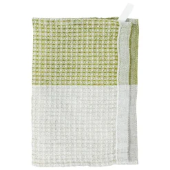 Lapuan Kankurit Eeva dish cloth/towel, linen - olive