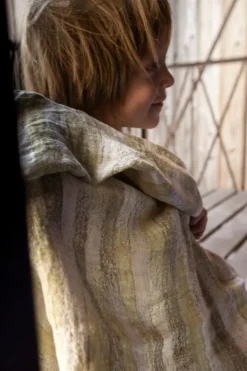 Lapuan Kankurit Hohto bath towel, white - green