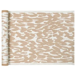 Lapuan Kankurit Jäkälä sauna cover, 46 x 150 cm, white - cinnamon