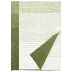 Lapuan Kankurit Kaamos blanket, 150 x 200 cm, white - olive