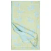 Lapuan Kankurit Kesäkukka table cloth/throw, lime - light blue