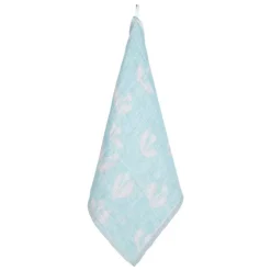 Lapuan Kankurit Kesäkukka napkin, 46 x 46 cm, turquoise - rose
