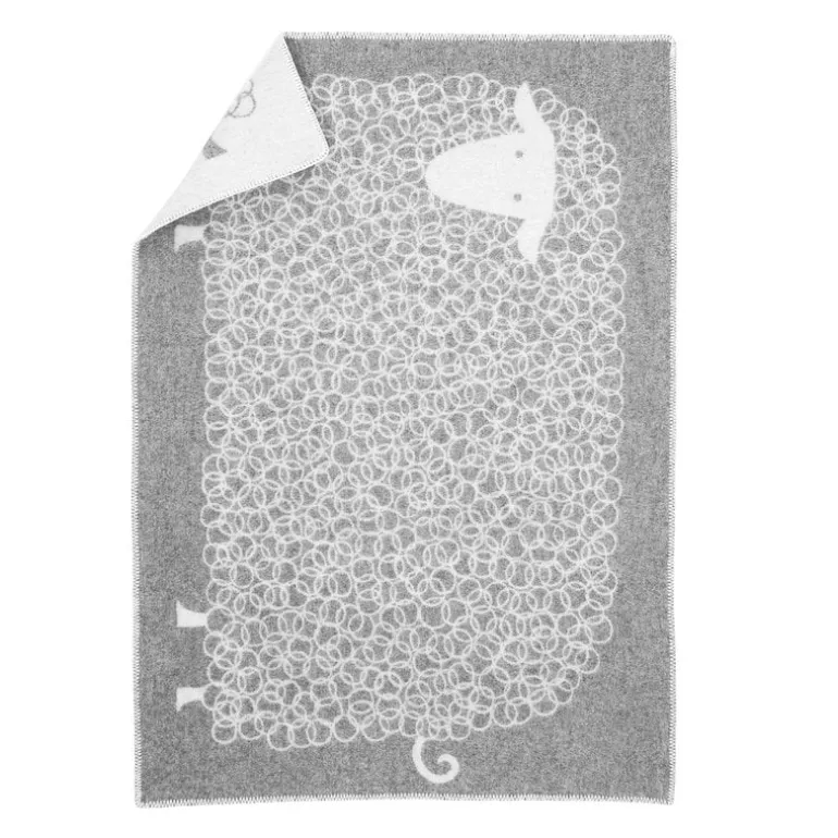 Lapuan Kankurit Kili blanket 65 x 90 cm, grey - white