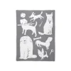 Lapuan Kankurit Koirapuisto blanket, 90 x 130 cm, grey - white