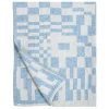 Lapuan Kankurit Koodi bath towel, rainy blue - linen