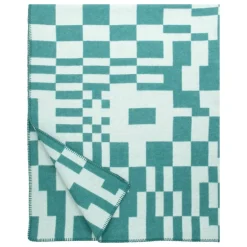 Lapuan Kankurit Koodi blanket, green - mint