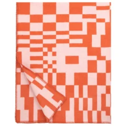 Lapuan Kankurit Koodi blanket, orange - rose