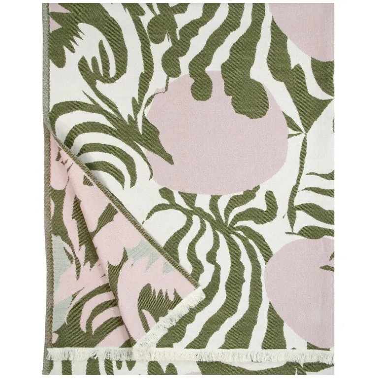 Lapuan Kankurit Kuutamo throw, olive - rose