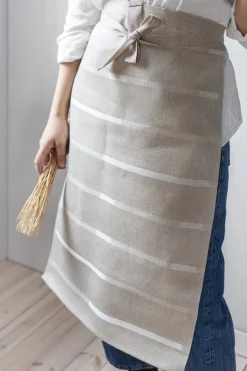 Lapuan Kankurit Linnea waist apron, linen - white